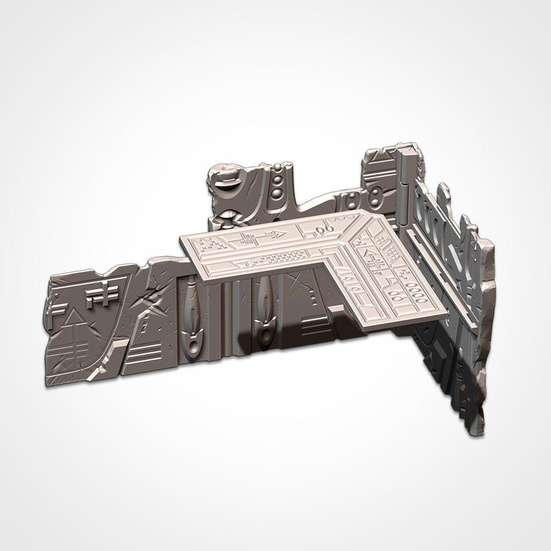 WTC Foldable Eldar Set 3D printed terrain view 8