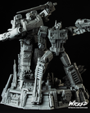 DIORAMA BASE + Optimus Sculpture + Megatron Sculpture resin diorama kit view 8