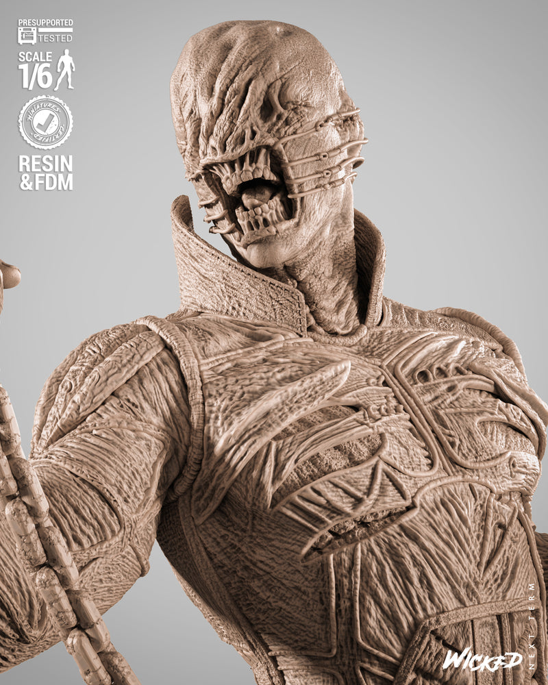 Chatterer Sculpture resin statue kit view 8
