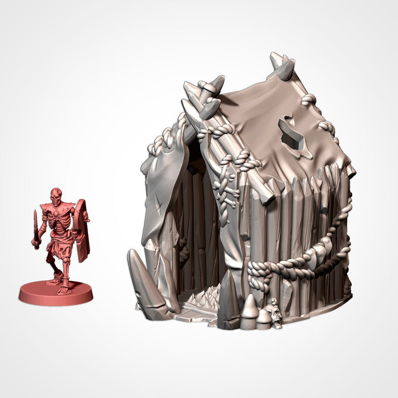 Goblin Camp 3D printed terrain view 8