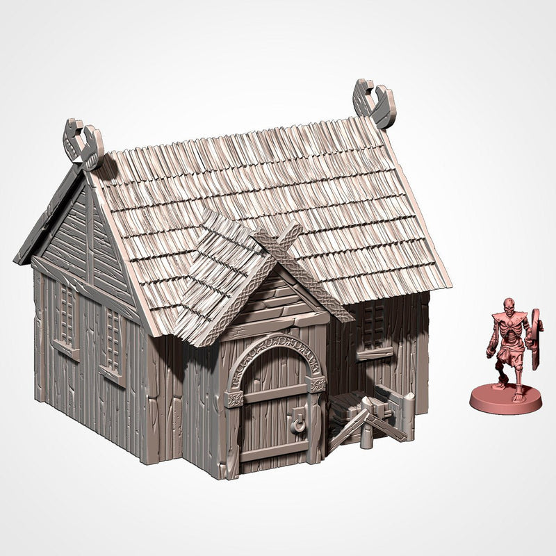 Village Of Middle Earth 3D printed terrain view 8