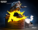 Deadpool Sculpture resin statue kit view 8