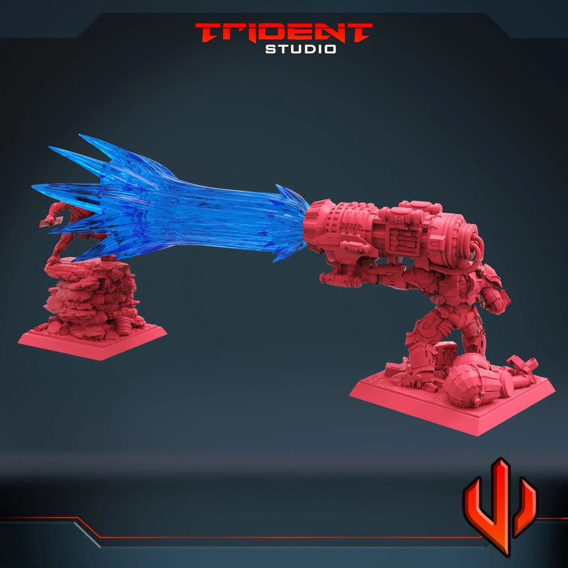 Hulkbuster And Thanos Diorama Marvel MCP-scale 40mm resin diorama by Trident Miniatures - product image 8