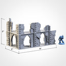 Post-Apocalyptic Ruins WTC Set 01 3D printed terrain view 8