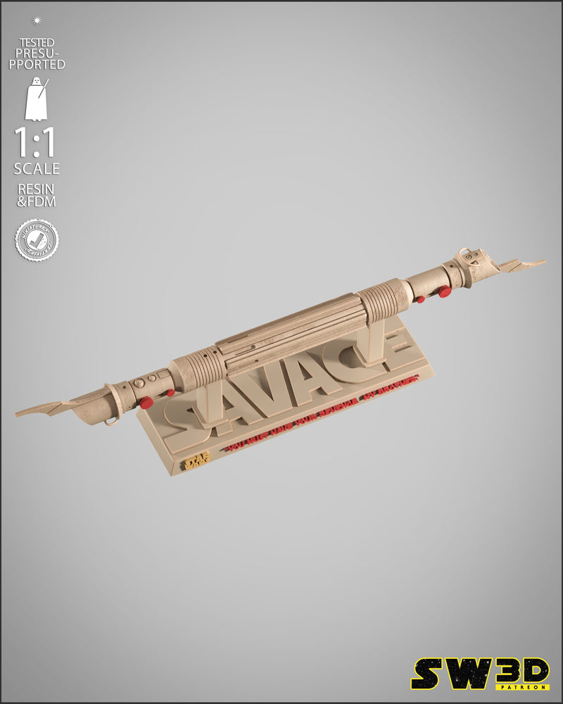 SW3D July 2025 Term: Savage Opress Lightsaber