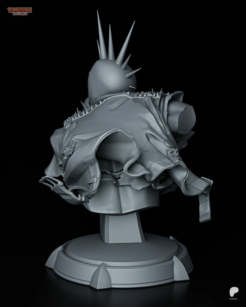 Spider-Punk Resin Statue & Bust - Bust view 8