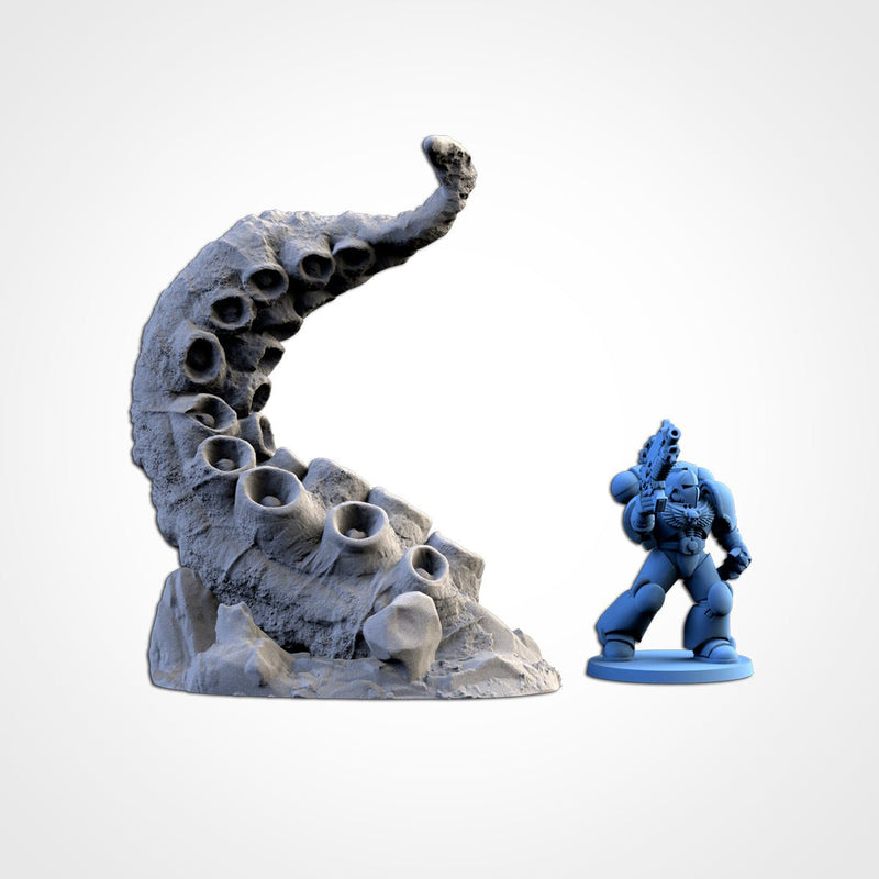 The Kraken 3D printed terrain view 8