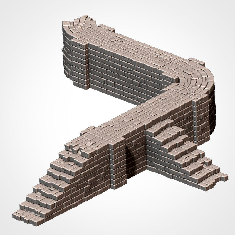 Modular Civilization 3D printed terrain view 8