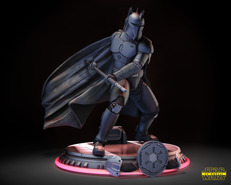 Moff Gideon Sculpture