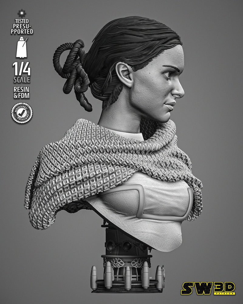 Padme Classic Portrait Bust