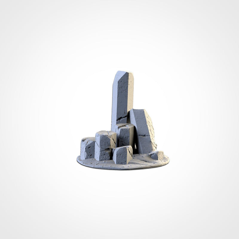 Basaltic Terrain 3D printed terrain view 8