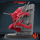 Spider-Man 2099 Miguel Marvel MCP-compatible 40mm resin proxy miniature by Trident Miniatures - product image 8
