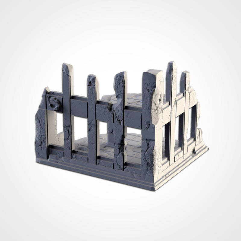 City Ruins 3D printed terrain view 8