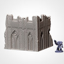 City Classic Ruins GW 10th 3D printed terrain view 8