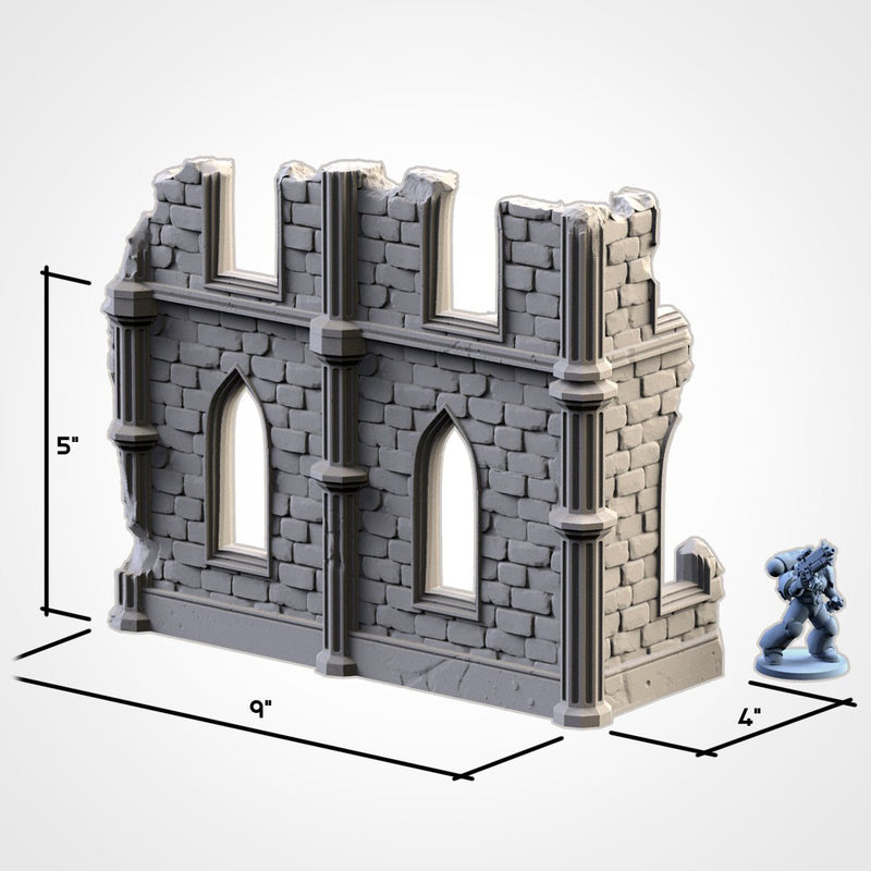 Temple Ruins 3D printed terrain view 8