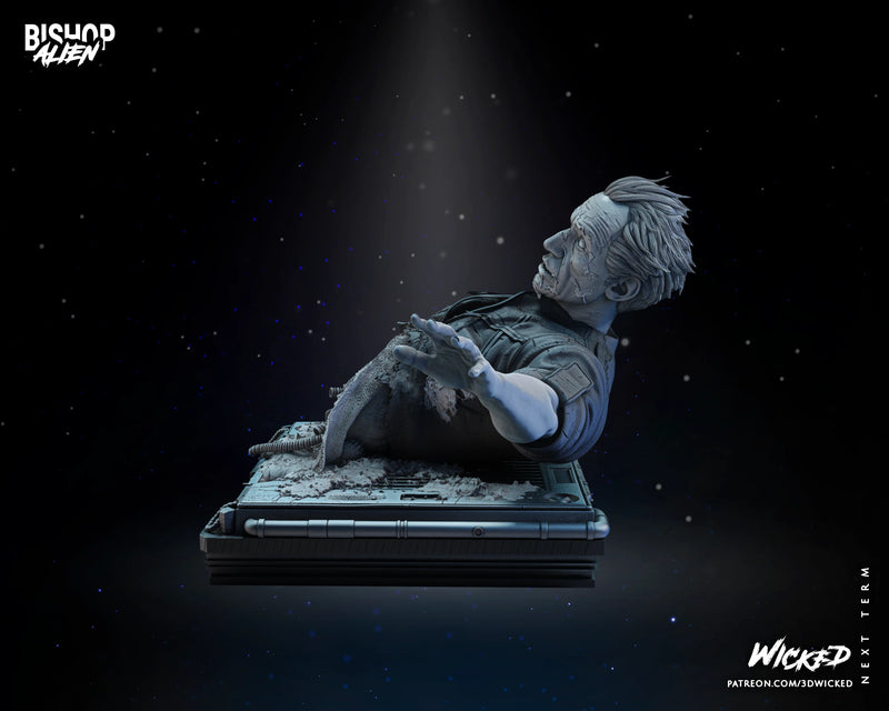 Bishop Sculpture resin statue kit view 8