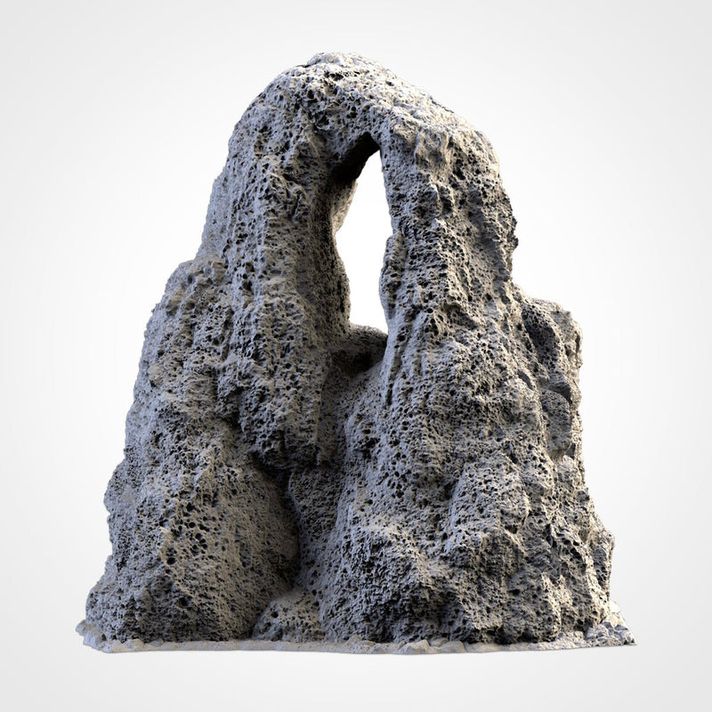 Volcanic Rocks 3D printed terrain view 8