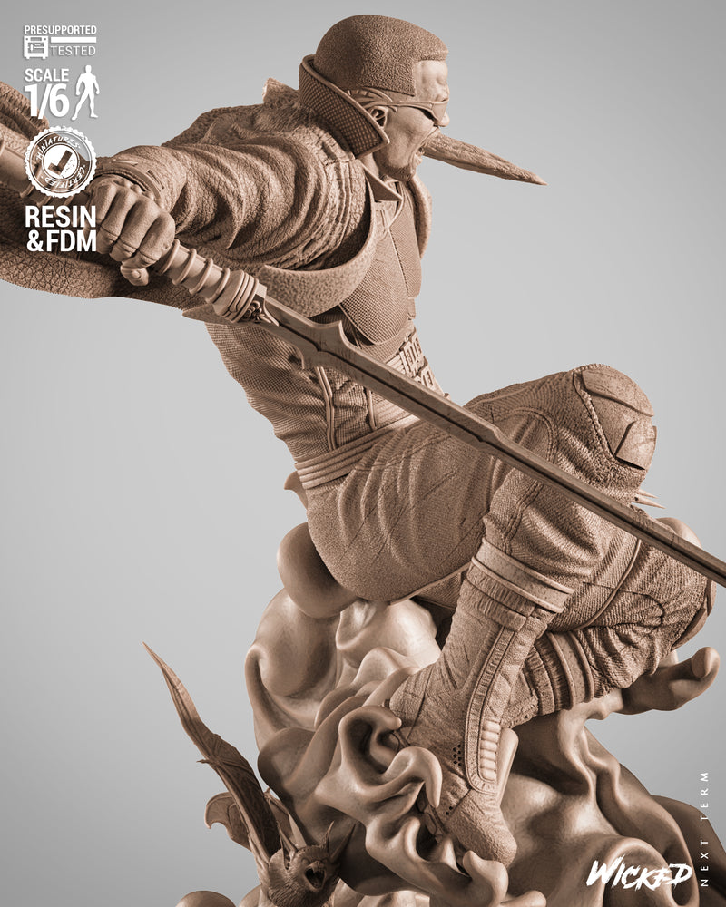 Blade VS Dracula Diorama resin diorama kit view 8
