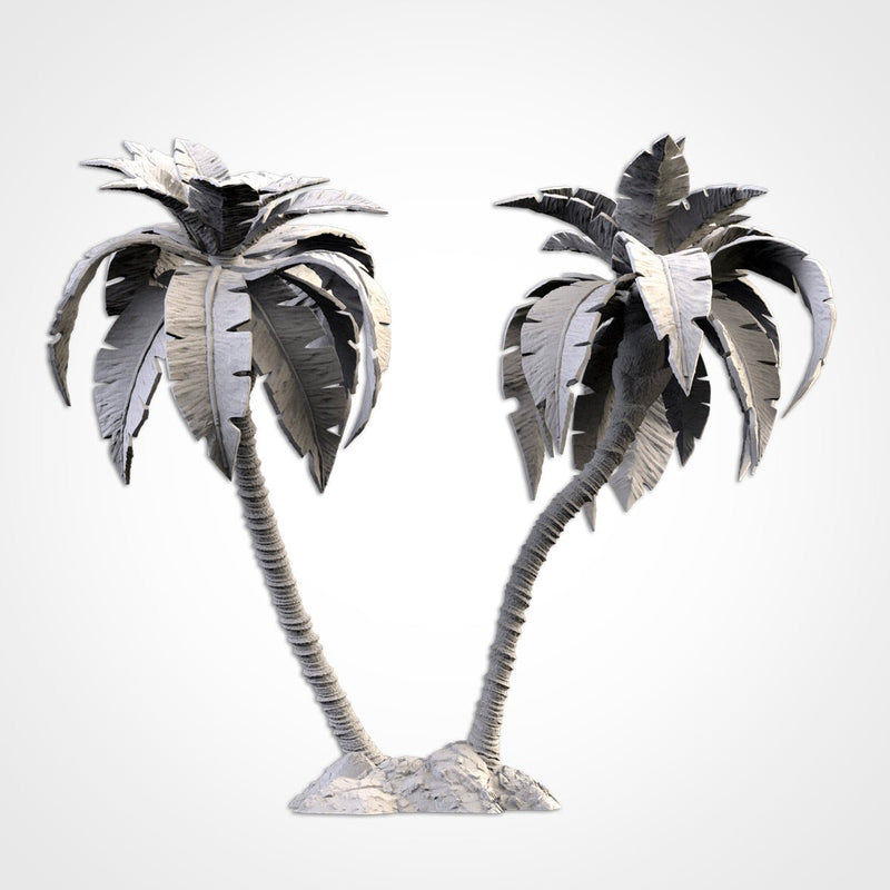 Palms 3D printed terrain view 8