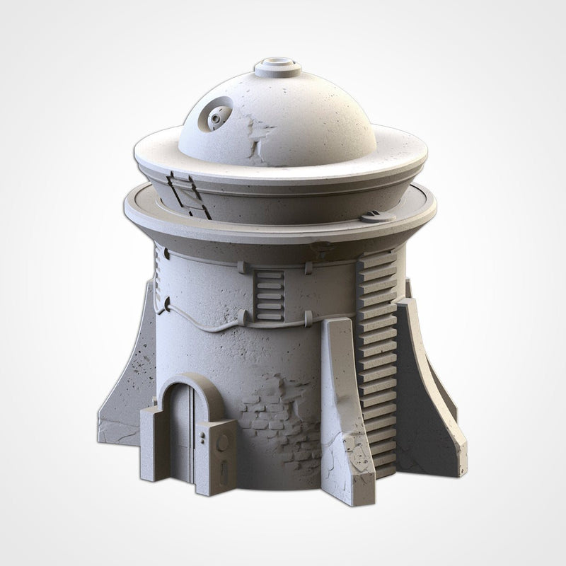 Desert Buildings 3D printed terrain view 8