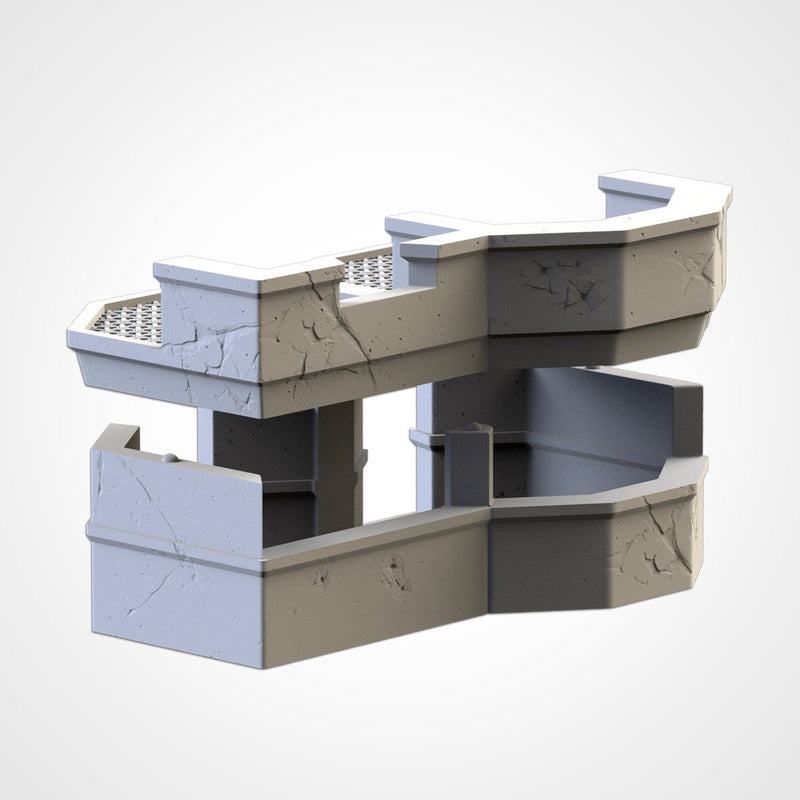 War Bunkers 3D printed terrain view 8