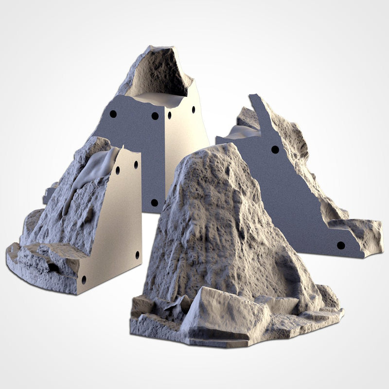 Volcanic Terrain 3D printed terrain view 8