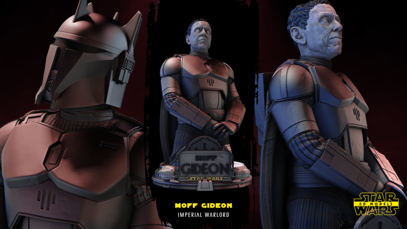 Moff Gideon Bust