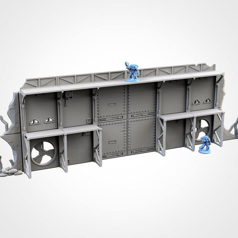 Modular Defenses 3D printed terrain view 8