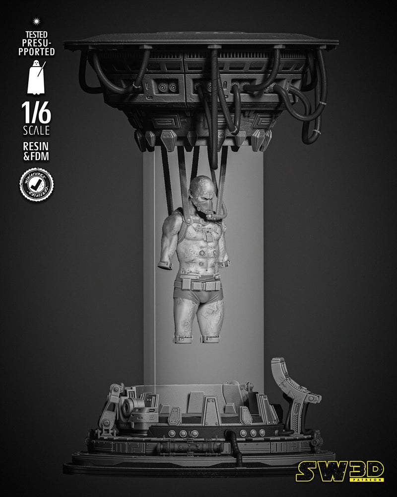 Darth Vader in the Bacta Tank Sculpture