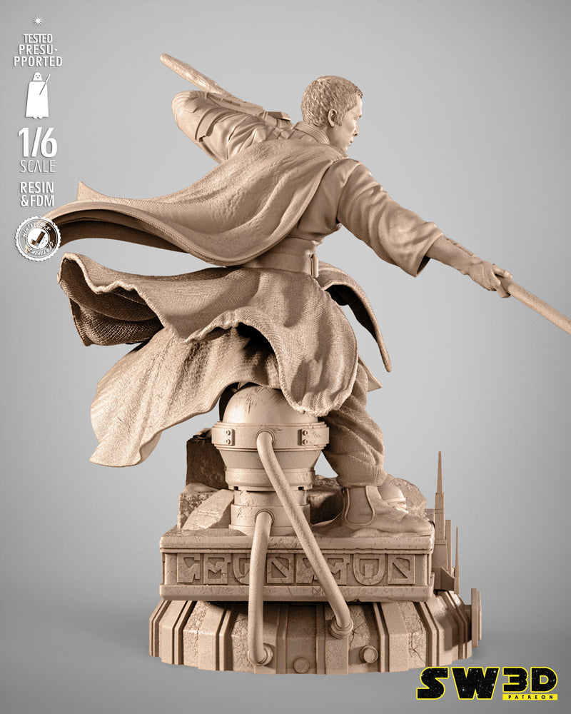 SW3D November 2025 Term Chirrut Imwe Sculpture