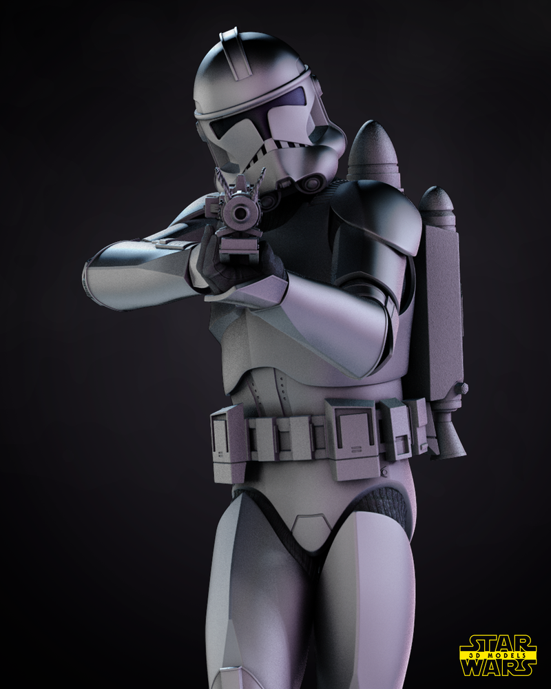 Clone Trooper Sculpture