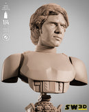 SW3D November 2025 Term Han Solo Stormtrooper Portrait Bust