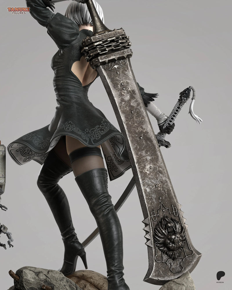 2B Resin Statue & Bust - Full Size view 8