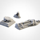 Statues 3D printed terrain view 8