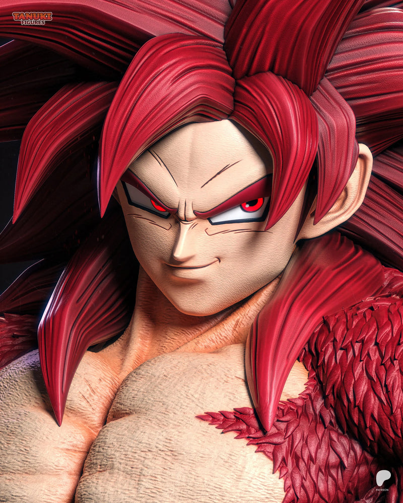 Goku SSJ4 Resin Statue & Bust - Full Size view 8