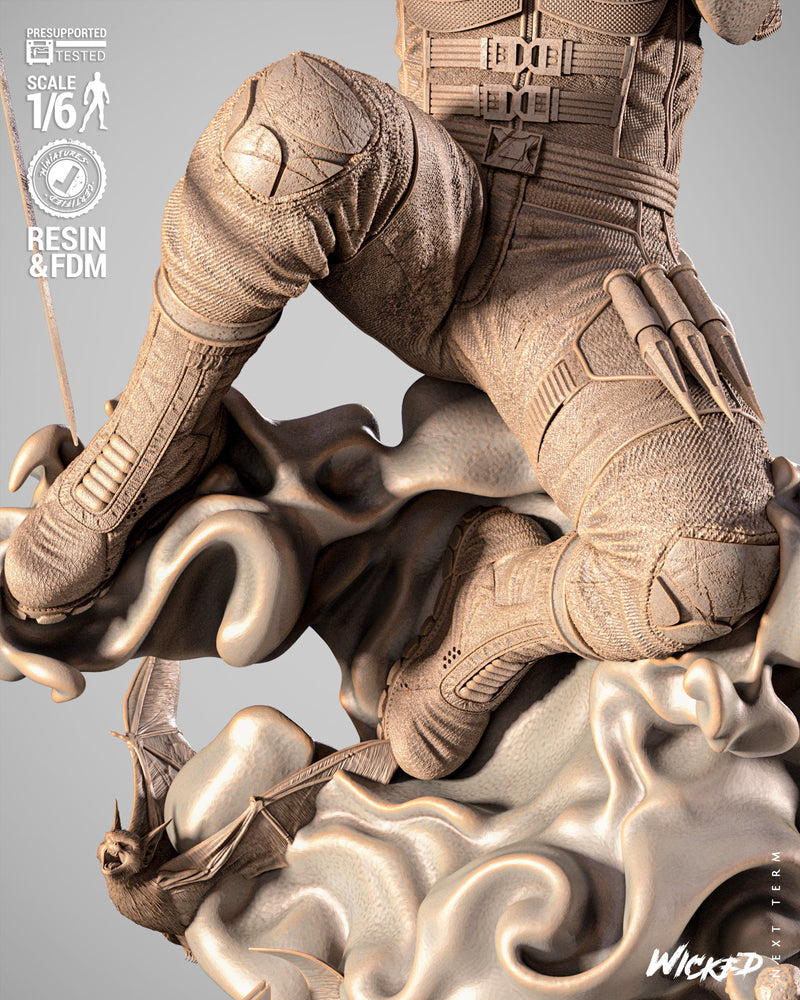 Blade Sculpture resin statue kit view 8