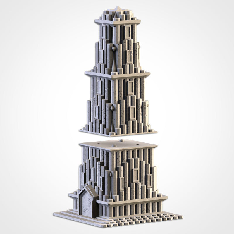 Cult Buildings 3D printed terrain view 8