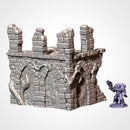 Abandoned Ruins GW 10th 3D printed terrain view 8