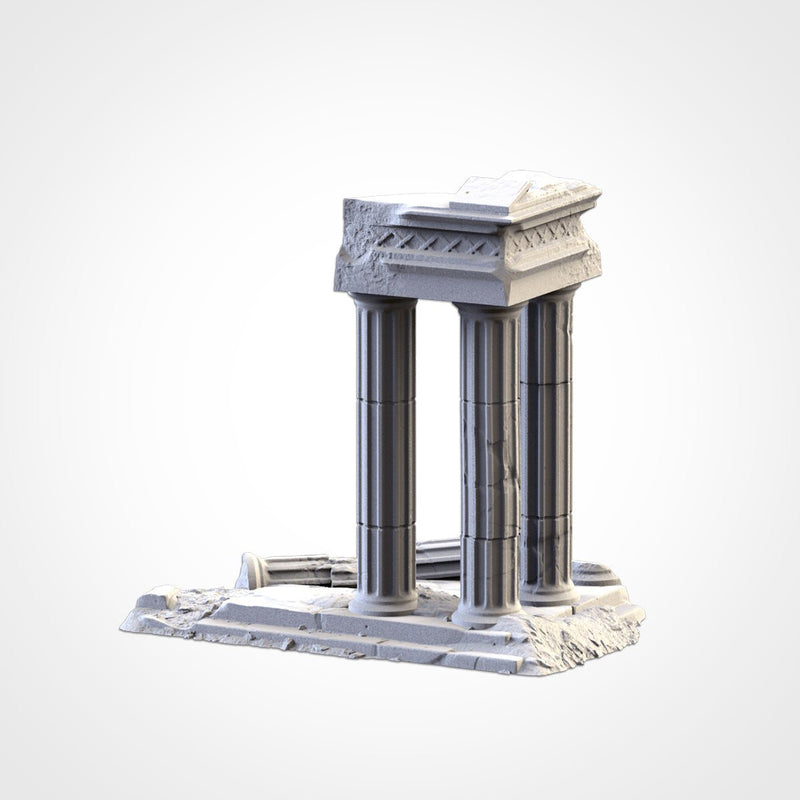Classic Temples 3D printed terrain view 8