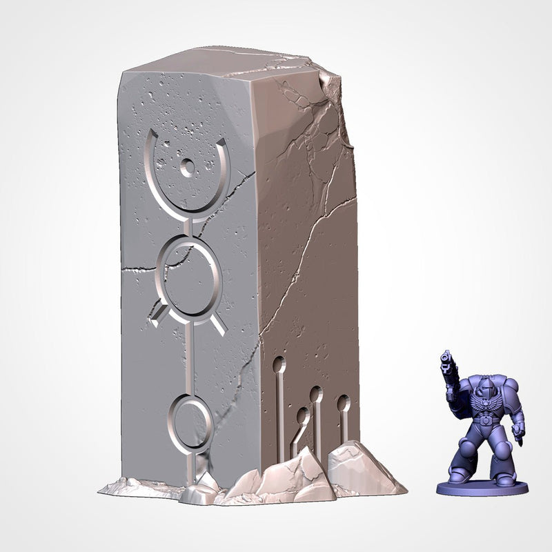 Xenos Monoliths 3D printed terrain view 8