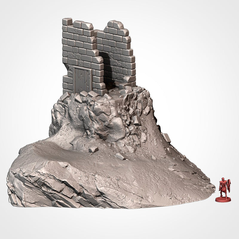 Modern Hills 3D printed terrain view 8