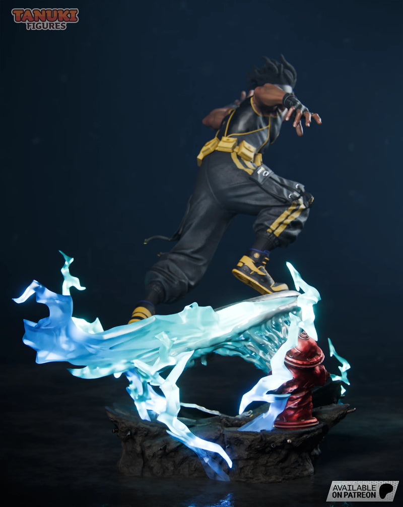 Static Shock Resin Statue & Bust - Full Size view 8