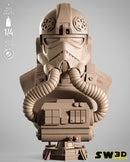 SW3D August 2025 Term Elite Tie Fighter Portrait Bust