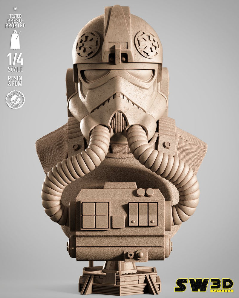 SW3D August 2025 Term Elite Tie Fighter Portrait Bust