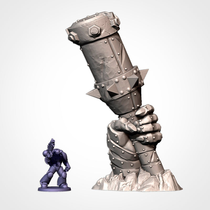 Orcish Monuments 3D printed terrain view 8