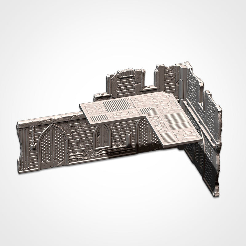 WTC Foldable Cathedral Set 3D printed terrain view 8