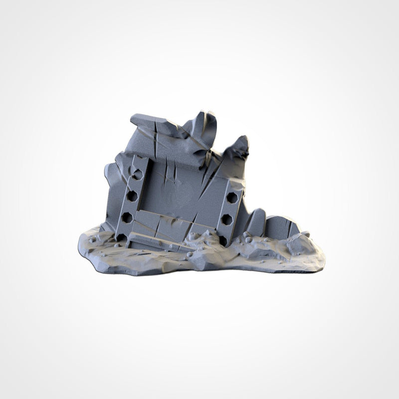 Crashed Vehicles 3D printed terrain view 8