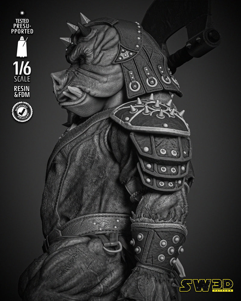 Gamorrean Guard Sculpture