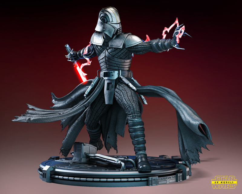 Starkiller Sculpture