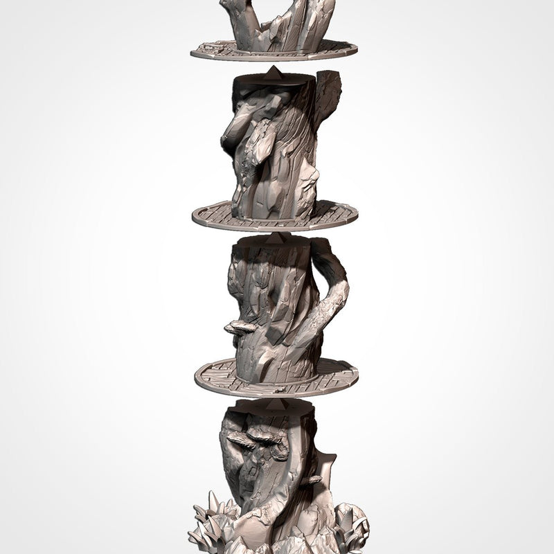 Modular Giant Trees 3D printed terrain view 8